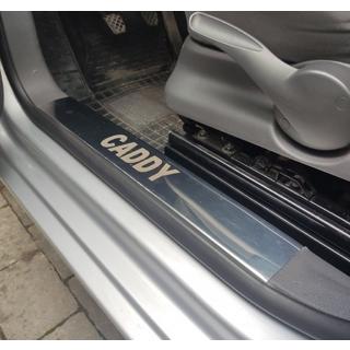 Instaplijsten binnen (Carmos, staal) Volkswagen Caddy 2004–2010 foto 1