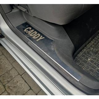 Instaplijsten binnen (Carmos, staal) Volkswagen Caddy 2004–2010 foto 2