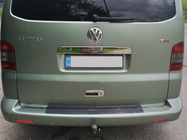 Volkswagen T5 2010–2015 Sierlijst boven kenteken achterklep (RVS) Multivan, OmsaLine - Italiaans roestvrij staal foto 3