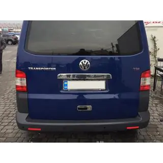 Sierlijst boven kenteken achterklep (RVS) foto 2