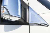 Mercedes Sprinter W906 2006–2018 RVS sierlijsten bij buitenspiegels (2 stuks) Carmos - Turks staal foto 1