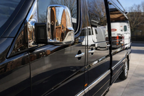 Mercedes Sprinter W906 2006–2018 Spiegelkappen set (2 stuks) Omsa, Italiaans roestvrij staal foto 1