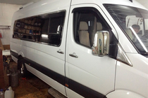 Mercedes Sprinter W906 2006–2018 Spiegelkappen set (2 stuks) Omsa, Italiaans roestvrij staal foto 12