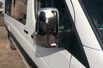 Mercedes Sprinter W906 2006–2018 Spiegelkappen set (2 stuks) Omsa, Italiaans roestvrij staal foto 8