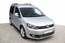 Volkswagen Caddy 2004–2010 Chrom spiegelkappen (2 stuks) Verchroomd kunststof foto 1
