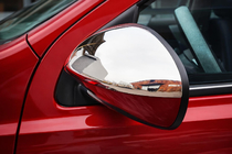 Nissan Qashqai 2010–2014 RVS spiegelkappen (set van 2) Carmos - Turks staal foto 1