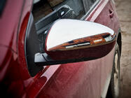 Nissan Qashqai 2010–2014 RVS spiegelkappen (set van 2) Carmos - Turks staal foto 2