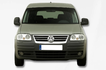 Volkswagen Caddy 2004–2010 Grillelijst (RVS) OmsaLine - Italiaans roestvrij staal foto 3