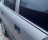 Opel Astra G Classic 1998–2012 Raamomlijsting chroom (4 stuks) foto 5
