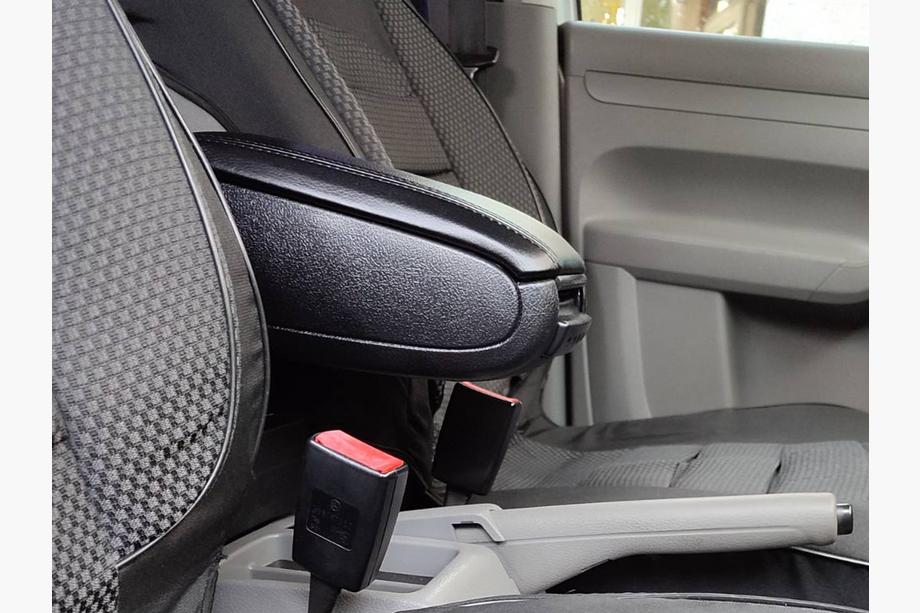 Volkswagen Caddy 2004–2010 Armsteun V1 (voor in de bekerhouder) Grijs Image