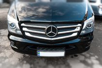 Mercedes Sprinter W906 2006–2018 RVS grillelijsten (2013↗) OmsaLine - Italiaans roestvrij staal foto 3