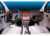 Volkswagen Caddy 2004–2010 Dashboard sierlijsten Aluminium foto 8