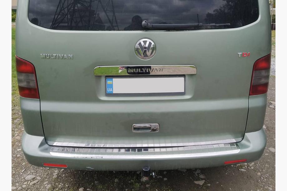 Volkswagen T5 Multivan 2003–2010 Chroomkap voor achterklephandgreep (RVS) Image