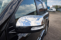 Toyota Land Cruiser Prado 150 2009–2023 RVS spiegelkappen (2 stuks) foto 1