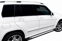 Mercedes GLK-klasse X204 2008–2015 Zijsteps Allmond Grey (2 stuks, aluminium) foto 1