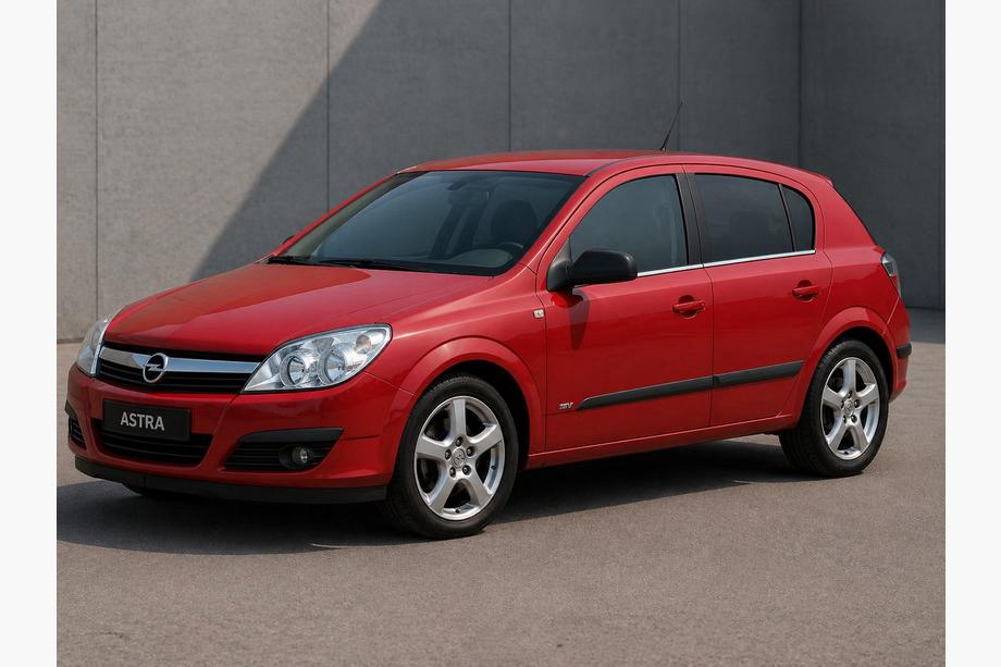 Opel Astra H 2004–2013 Buitenste raamomlijsting (RVS) Sedan, Carmos - Turks staal Image