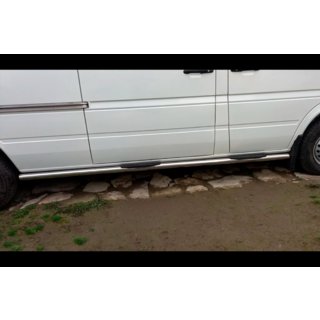 Sidebars (2 stuks, RVS) Mercedes Sprinter W901/902/903/904/905 1995–2006 foto 3