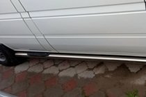 Volkswagen LT 1995–2006 Sidebars (2 stuks, RVS) foto 2