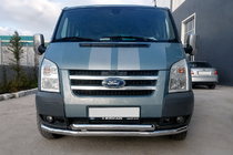Ford Transit 2000–2014 Voorste beschermbeugel ST014 (2006-2014, RVS) foto 1