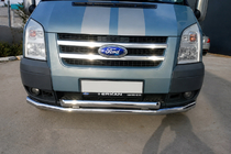 Ford Transit 2000–2014 Voorste beschermbeugel ST014 (2006-2014, RVS) foto 2