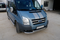 Ford Transit 2000–2014 Voorste beschermbeugel ST014 (2006-2014, RVS) foto 3