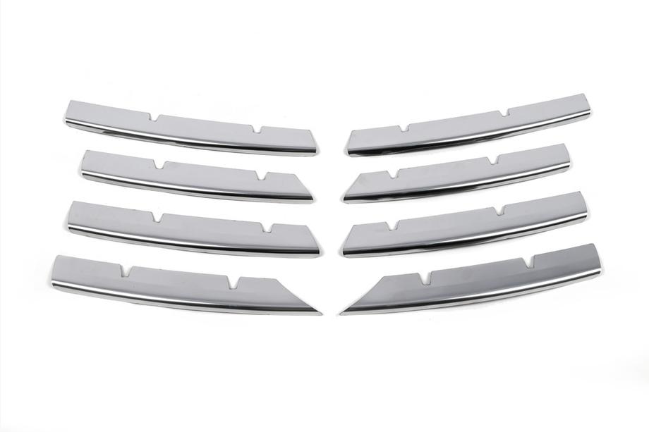 Volkswagen Passat B6 2006–2012 Grille sierlijsten (8-delig, RVS) Carmos - Turks staal Foto 2