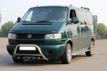 Volkswagen T4 Caravelle/Multivan 1990–2003 Bullbar WT003 60 mm (RVS) 51 mm, met opschrift foto 4