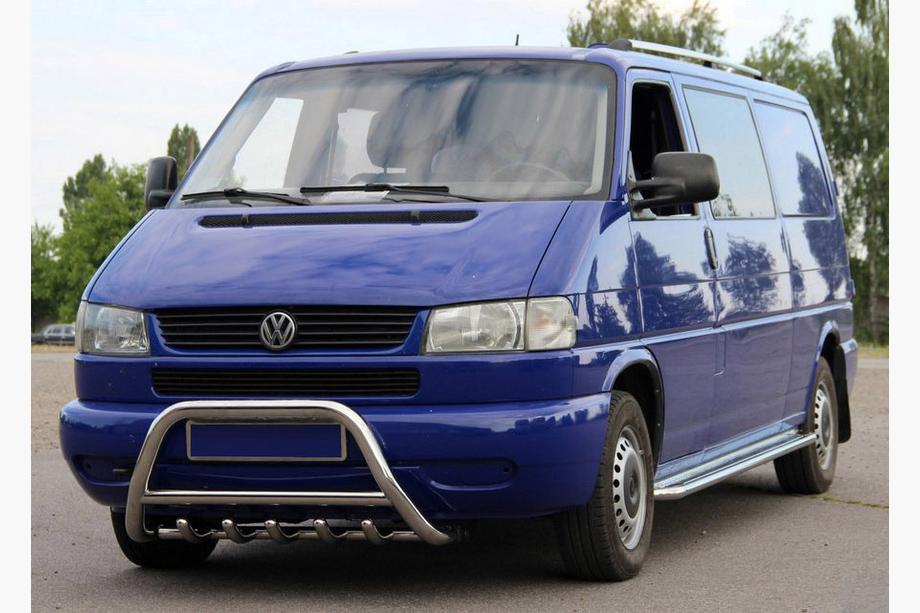 Volkswagen T4 Caravelle/Multivan 1990–2003 Bullbar WT003 60 mm (RVS) 51 mm, met opschrift Image