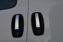Citroen Nemo 2007–2017 Deurgreep covers (set 4 stuks, RVS) OmsaLine - Italiaans roestvrij staal foto 1