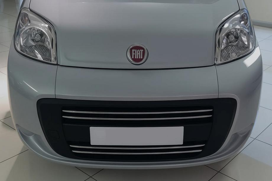 Citroen Nemo 2007–2017 RVS sierlijstset voor radiateurgrille (4-delig) OmsaLine - Italiaans roestvrij staal Image