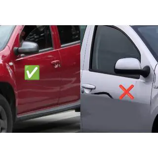 Chrom spiegelkappen (set van 2) V-2 Dacia Duster 2008–2018 foto 4