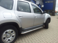 Dacia Duster 2008–2018 Premium side steps (2 st., RVS) foto 1
