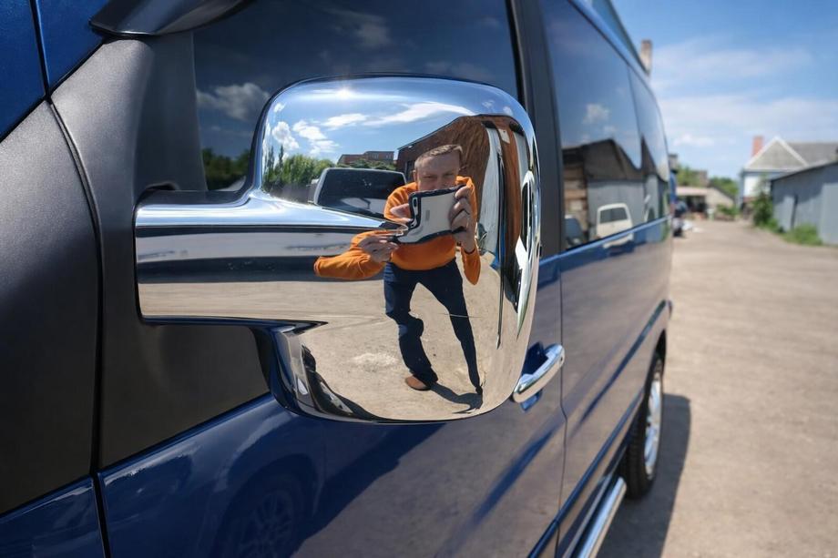 Mercedes Vito W638 1996–2003 Chroom spiegelkappen (set van 2 stuks) Gepolijst roestvrij staal Image