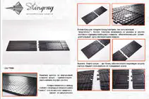 Mercedes Vito W638 1996–2003 Achterste rubber automatten (2 stuks, Stingray) foto 2