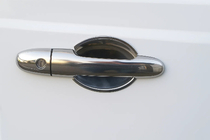 Mercedes Vito W639 2004–2014 RVS deurgreepkom afdekkappen 3 stuks foto 1