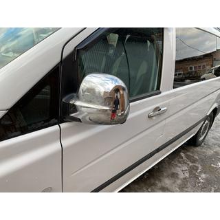 Chroom spiegelkappen Vito 2004-2010 (2 stuks) Mercedes Vito W639 2004–2014 foto 2