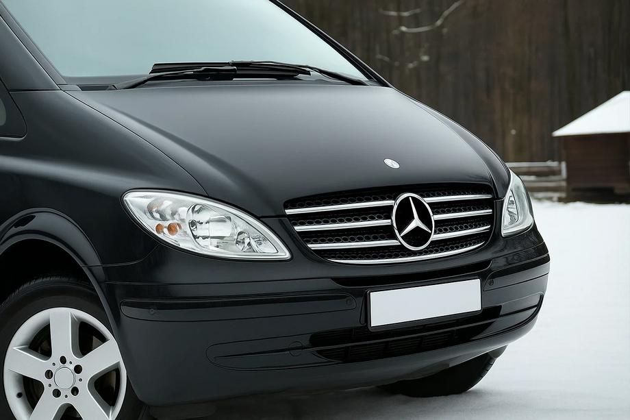 Mercedes Vito W639 2004–2014 RVS grillelijst 2004-2010 Carmos - Turks staal Image