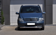 Mercedes Vito W639 2004–2014 Voorbumperbescherming ST008 (RVS) foto 4