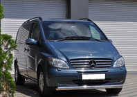 Mercedes Vito W639 2004–2014 Voorbumperbescherming ST008 (RVS) foto 3
