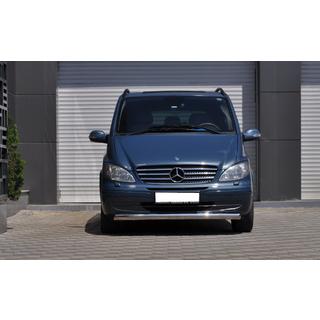 Voorbumperbescherming ST008 (RVS) Mercedes Vito W639 2004–2014 foto 4