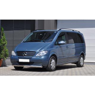 Voorbumperbescherming ST008 (RVS) Mercedes Vito W639 2004–2014 foto 2