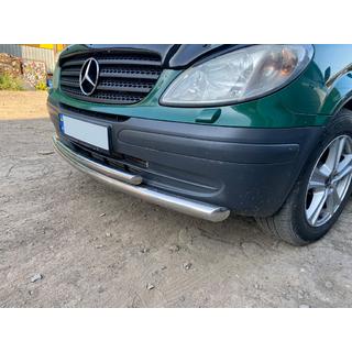 Voorbeschermbeugel ST014 (RVS) Mercedes Vito W639 2004–2014 foto 1