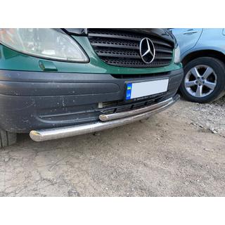 Voorbeschermbeugel ST014 (RVS) Mercedes Vito W639 2004–2014 foto 3