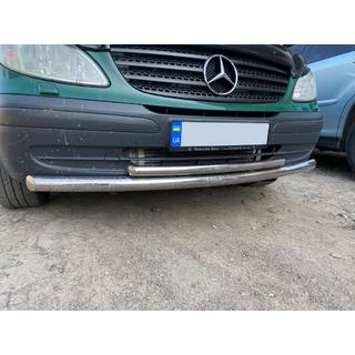 Voorbeschermbeugel ST014 (RVS) Mercedes Vito W639 2004–2014 foto 4