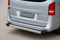 Mercedes Vito/V-klasse W447 2014– Achterbeugel Moonlight (aluminium) Zwart foto 1