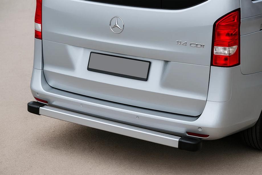 Mercedes Vito/V-klasse W447 2014– Achterbeugel Moonlight (aluminium) Zwart Image