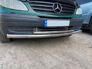 Mercedes Viano 2004–2014 Voorbeschermbeugel ST014 (RVS) 60/42 mm foto 1