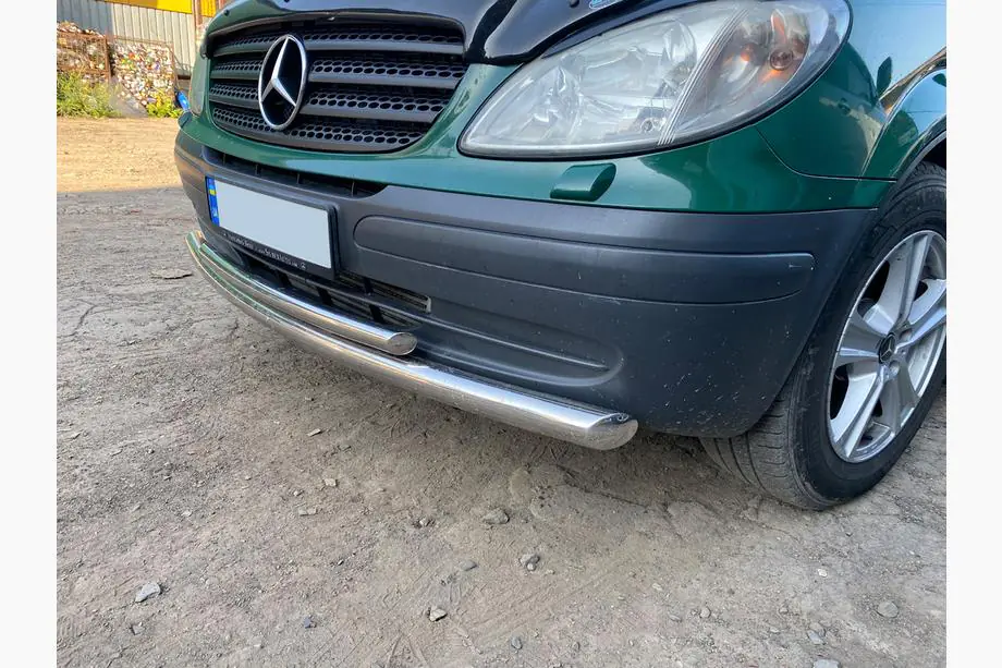 Mercedes Viano 2004–2014 Voorbeschermbeugel ST014 (RVS) Foto 2