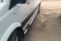 Mercedes Sprinter W906 2006–2018 Sidebars (2 stuks, RVS) Ø70, Lang-Extra lang foto 2