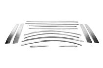 Hyundai Accent 2006–2010 Complete raamlijstenset (14-delig, RVS) foto 3